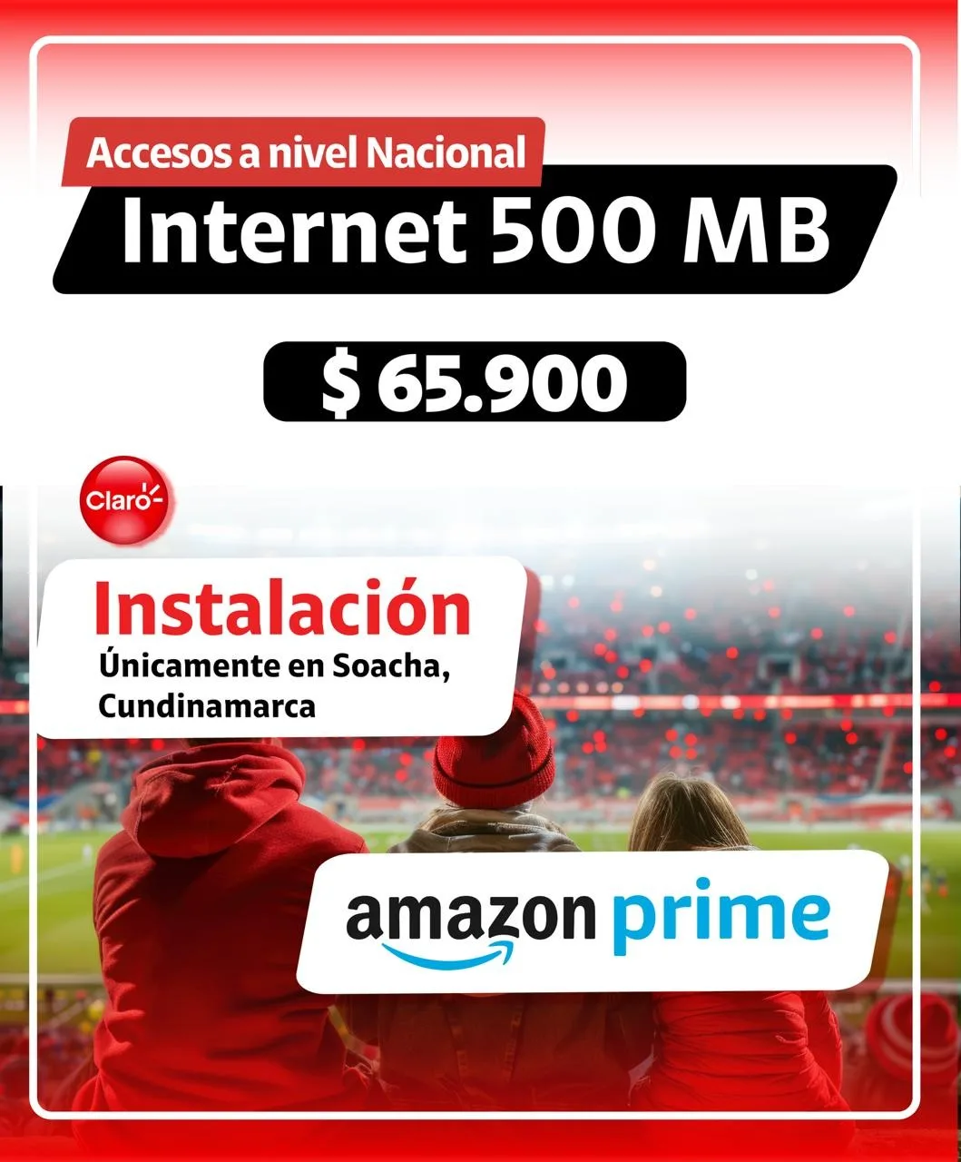 INTERNET 500 MB + PRIME VIDEO imagen 2
