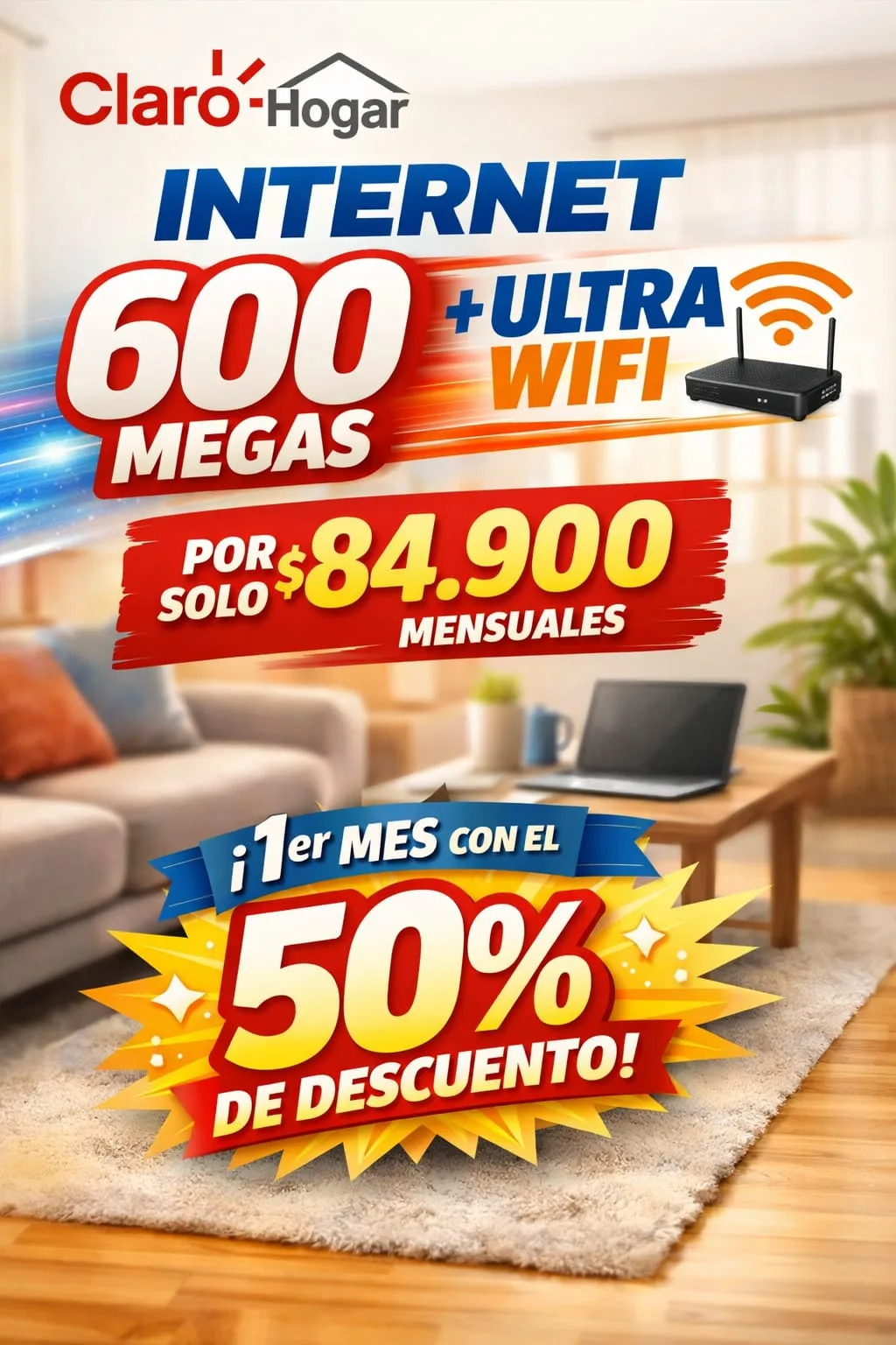 INTERNET 600 MB + ULTRA WIFI imagen 2